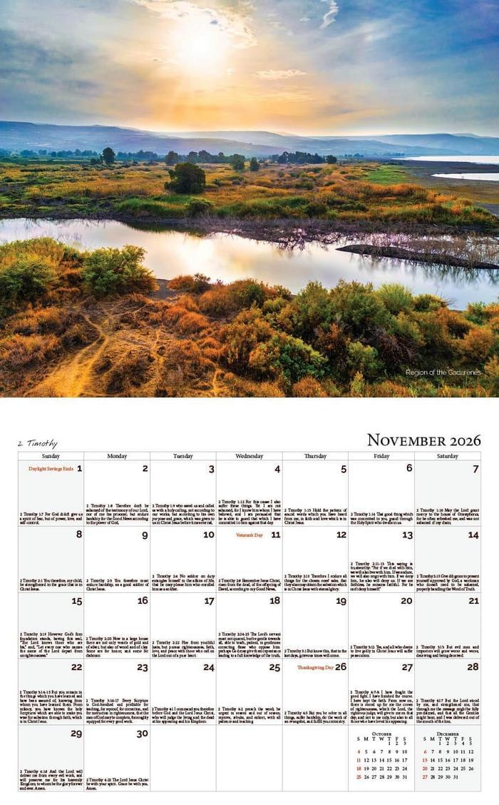 2026 Calendar Preview